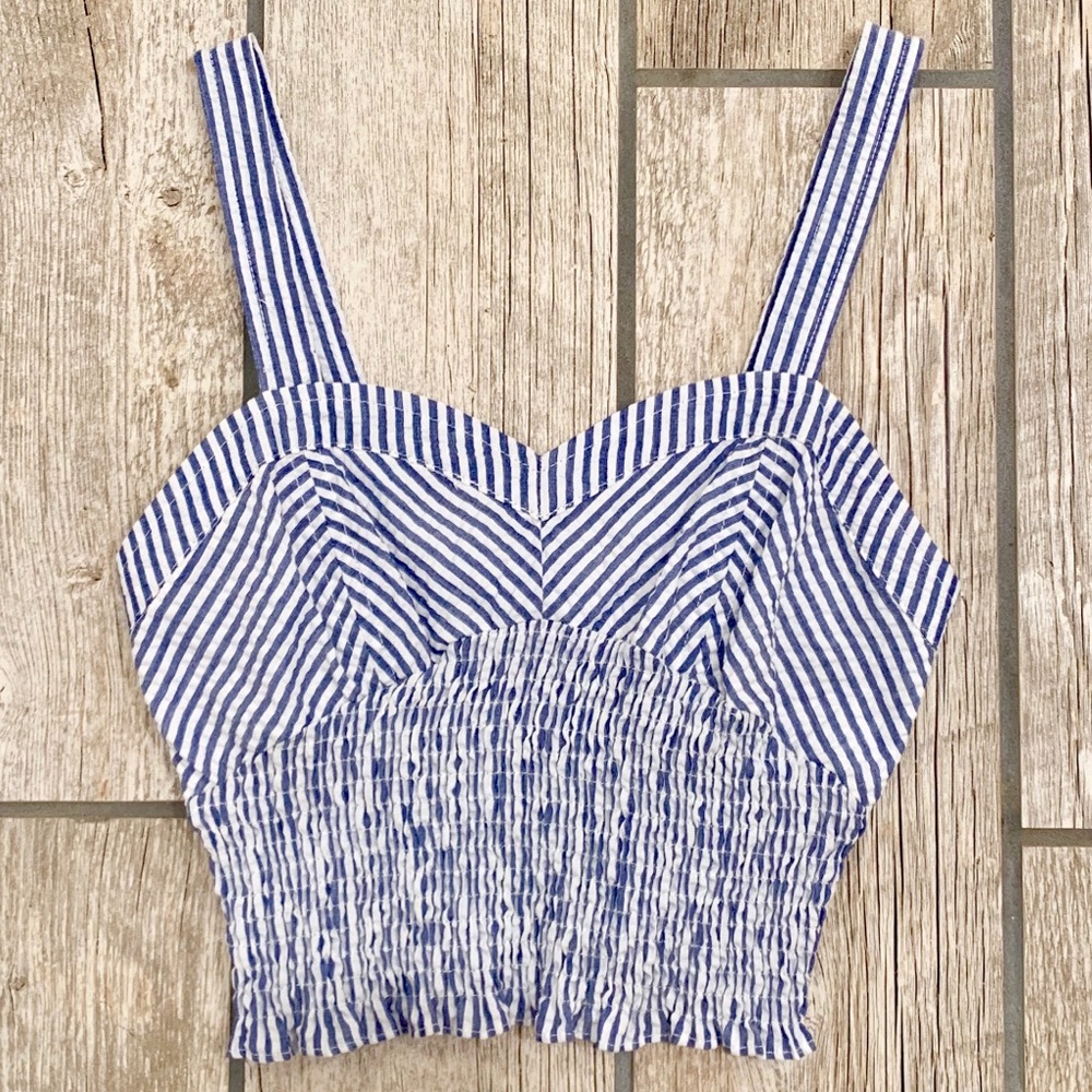 Striped crop top